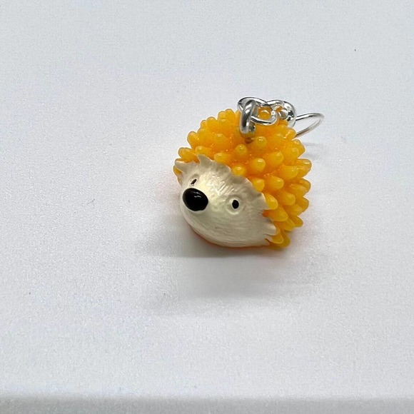 Hedgehog Earrings - Porcupine Earrings - Animal Earrings - Cute Animal Earrings - Picture 6 of 10